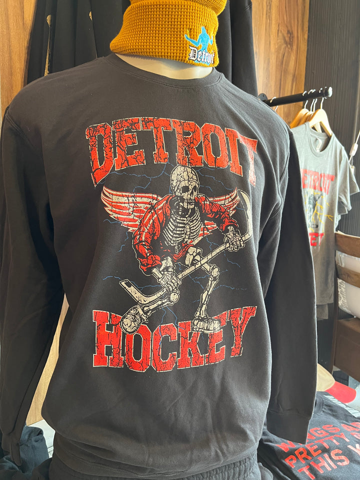 Detroit Hockey Washed Crew